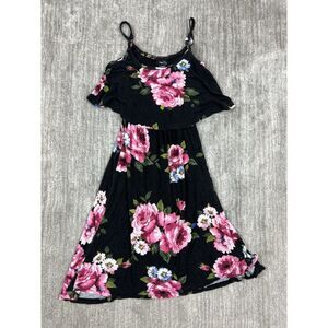 Rue 21 Dress Womens Small‎ Black Short Summer Dress Adjustable Straps